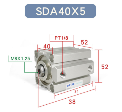 Xi lanh Airtac SDA40 x 5